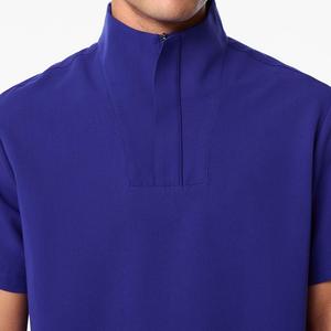 Fabricant OEM, vente en gros, logo personnalisé, ensemble d'uniformes médicaux pour hommes, bleu, infirmier, personnel de santé, vêtements de travail - Product Image 5