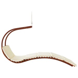 เก้าอี้ชิงช้าครีมสำหรับพักผ่อนกลางแจ้ง - Product Image 5
