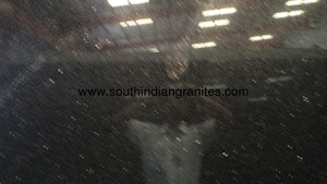 Luxury Modern Polished Black Galaxy <b>Granite</b> <b>Slabs</b> for Villa Use Size (180cm X 280cm) 3cm Thickness #blackgalaxygranitetoItaly - Product Image 5
