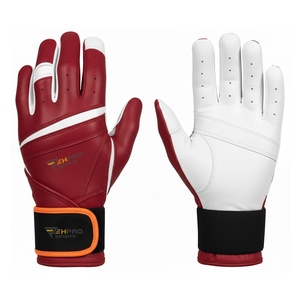 Guantes de Bateo de Béisbol y Sóftbol de Cuero Premium, con Soporte de Muñeca de Puño Largo, Ligeros, Unisex, para Jóvenes y Adultos - Product Image 5