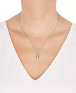 Collana con ciondolo a goccia a goccia (1/4 ct. T. w.) in argento Sterling | Macacy's - Product Image 2