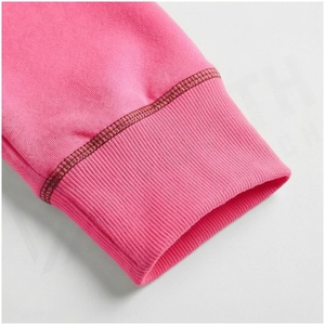 Women <b>Pink</b> Full Sleeve Tracksuit Set Solid Color Zipper Front Casual Jogger Pants and <b>Crop</b> Jacket Spring Wear - Product Image 6