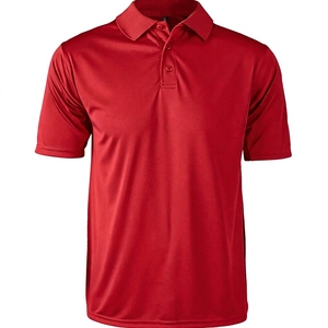 Camisetas Polo Deportivas Rojas Lisas de Secado Rápido para Hombre, Camisetas Polo Estampadas, Camisetas Polo Lisas Personalizadas, Camiseta de Golf para Hombre - Product Image 6
