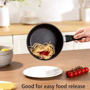 Casserole en aluminium antiadhésive noire de 2 pintes - Product Image 6