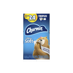 Papier toilette Charminn Ultra Strong Clean Touch, 30 méga-rouleaux familiaux, tissu doux fabriqué à partir de bambou et de pâte à papier - Product Image 3