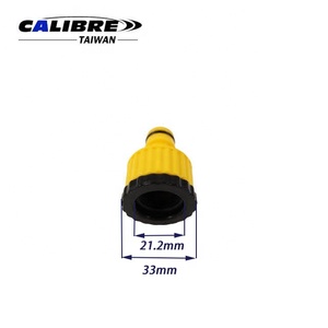 TAINWA CALIBRE 3/4" to 1/2" Two-in-One <b>Plastic</b> Garden Hose Tape Threaded <b>Tap</b> Connector Adapter - Product Image 3
