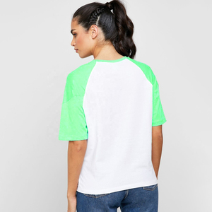 T-shirt blanc pour femme avec logo personnalisé imprimé, haute qualité, 100% coton, manches courtes, col rond, décontracté, surdimensionné, uni, t-shirt unisexe - Product Image 4