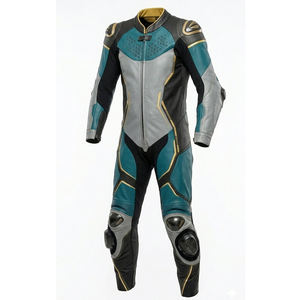 Chaquetas de Motociclista Casuales de Cuero Genuino de Alta Calidad, Chaquetas para Hombre Tallas Grandes, Chaquetas de Cuero Personalizadas y Elegantes para Carreras de Autos - Product Image 3