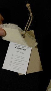 Plantable <b>Paper</b> Hang Tags with Customizable Anti-Counterfeit Labels for Eco-Friendly Garment Packaging and Logo Branding - Product Image 1
