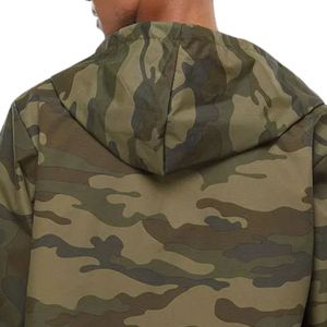 Water Resistant Full Zip Hooded <b>Coaches</b> Jacket Breathable Lightweight Windbreaker Outerwear for Outdoor Sports Casual and Travel - Product Image 4