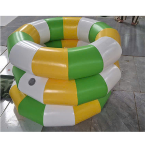 <b>Inflatable</b> Swimming Ring Round Green Lemon Pattern PVC <b>Float</b> - Product Image 4