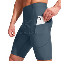 Shorts de cyclisme pour hommes, nouvelle conception, écologiques et respirants, en spandex/polyester, confortables pour la course à vélo en plein air, la course cycliste et l'usage quotidien