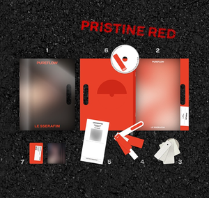 ( Set )LE SSERAFIM [PUREFLOW]pt.1 (COMPACT ver) K-Pop Electronic Book (CD) Paper Plastic Material Korean Language All Ages - Product Image 6