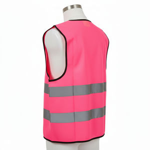 Nouveau gilet de sécurité haute visibilité au design actuel, classe 1 ANSI, logo personnalisé imprimé, sécurité routière, réfléchissant, LED clignotante, imperméable, toutes couleurs - Product Image 3