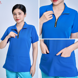 Uniformes Médicos de Lona de Algodón/PE/Spandex de Alta Calidad, Cómodos y Útiles, Diseño Moderno para Salón de Belleza y Hospital - OEM/ODM - MOQ Bajo - Product Image 5