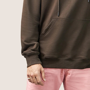 Sweat à capuche décontracté pour homme, imprimé, en coton, avec cordon de serrage, en molleton de coton biologique durable et écologique - Product Image 6