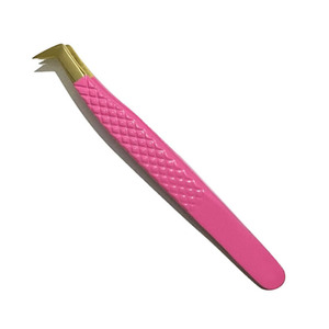 Pinzas Profesionales Rosadas para Extensión de Pestañas de Volumen, Pinzas para Remover Piel Muerta, Herramientas de Manicura y Maquillaje - Product Image 5