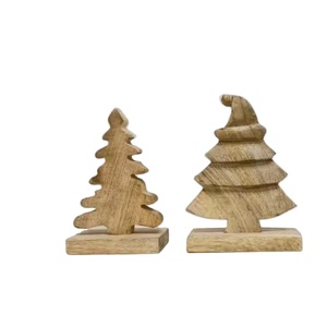 Recién llegado, árbol de Navidad de madera para mesa, decoración del hogar, adornos de decoración de Navidad de madera de excelente calidad para decoración del hogar - Product Image 1