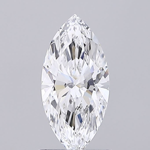 Diamant de laboratoire de qualité supérieure, taille marquise allongée, 1 carat, couleur F, pureté VS2, certifié IGI, HPHT CVD, diamant non monté pour bague de fiançailles - Product Image 1