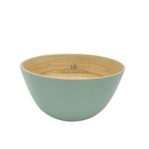 Factory Price Large <b>Bamboo</b> Serving <b>Bowl</b> 100% Natural Disposable Wood Salad/<b>Bowl</b> for Party Light Weight with Customizable Logo - Product Image 2