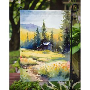 Montana Bitterroot Watercolor Multicolor Garden Flag Mailbox Decorative <b>Yard</b> Flag Banner for Patio Artwork <b>Yard</b> <b>Lawn</b> <b>Signs</b> - Product Image 3