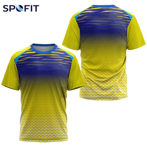 Camiseta Deportiva Negra Personalizada Sublimada, Nuevo Estilo, Unisex, Secado Rápido, para Entrenamiento Atlético, OEM ODM - Product Image 5