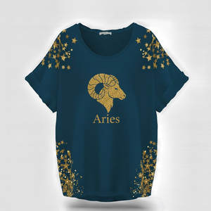 T-shirt unisexe détaillé à plusieurs couches avec impression à chaud, motifs attrape-rêves et étoiles, toucher doux, pour usage quotidien, haut décontracté - Product Image 2