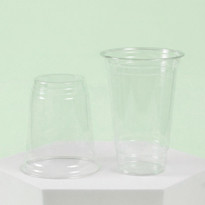 Transparent Disposable <b>Plastic</b> <b>Cup</b> with Lid 95mm PP <b>Cups</b> for Beverage Coffee Cold <b>Drinks</b> <b>Cups</b> Wholesale - Product Image 1