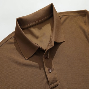 เสื้อเชิ้ตผู้ชายทันสมัย ผ้าถักกันยับ ลายพิมพ์ดีไซน์ทันสมัย สำหรับเล่นกีฬาและกอล์ฟ สวมใส่สบายๆ - Product Image 4