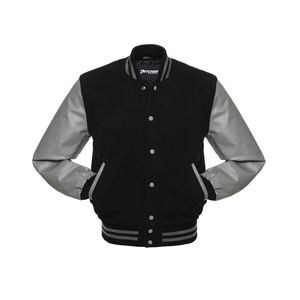 High Quality Custom Unisex Windproof Breathable Plus Size Varsity Jackets with Front Logo Option <b>Canvas</b> Woolen Winter Design - Product Image 1