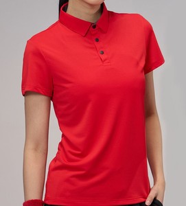 เสื้อยืดผู้หญิง แขนสั้น คอกลม ผ้าถักโพลีเอสเตอร์/คอตตอน ทรงลำลอง สำหรับฤดูร้อน ไม่ยับ แห้งเร็ว - Product Image 2