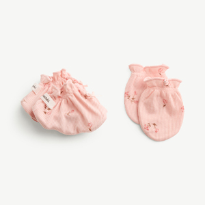 Conjunto de Manoplas y Botitas de Lyocell y Spandex para Bebé Recién Nacido, Antiarañazos, ODM Vietnam - Product Image 1