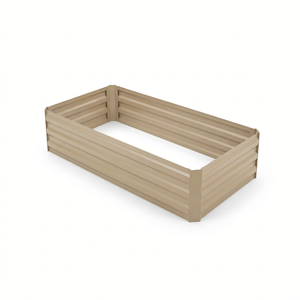 Bacs de jardin surélevés en métal ondulé, modulaires, pour l'extérieur, pour légumes, pour jardinage en arrière-cour, directement de l'usine, GB001 - Product Image 1