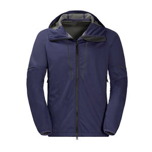 Vestes coupe-vent légères en nylon avec fermeture éclair, coutures personnalisées, design en tissu mesh, vestes coupe-vent imperméables réfléchissantes 3M - Product Image 3