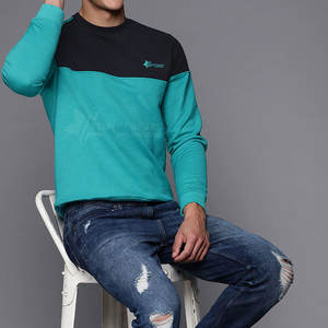 Sweat-shirts pour hommes en coton mélangé, écologiques, de haute qualité, à bas MOQ, vente chaude, vêtements d'hiver, style décontracté uni - Product Image 4