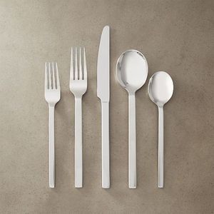 Wholesale Price Stainless Steel Mirror Finish Flatware Set Modern Spoon Fork Knife Dining Cutlery For Hotel Home - Product Image 1