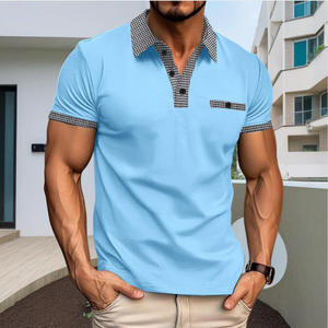 เสื้อโปโลลำลองหลากสี แขนสั้น ระบายอากาศได้ดี เสื้อโปโลชาย - Product Image 1