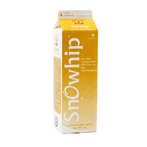 Crema No Láctea de Excelente Calidad, Directo de Fábrica, HALAL OEM/ODM, Crema No Láctea para Repostería Snowhip, 1KG, Precio de Oferta - Product Image 1