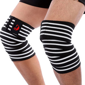 Top Selling Weight Lifting Customized <b>Knee</b> Wraps Training High Quality Cheap Price Wholesale <b>Knee</b> Wraps By Burhan Sports - Product Image 1