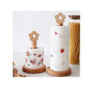 Soporte de papel higiénico de madera para montar en la pared, excelente artesanía, el mejor proveedor de rollos de papel higiénico, soporte de papel higiénico de madera - Product Image 1