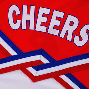 BAIGE Ensemble de 2 Tenues de Cheerleader pour Filles, Costume de Cheerleading avec Strass, 100% Polyester pour Équipe de Danse - Product Image 6