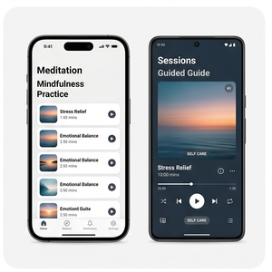 Aplicación RoyalCraft Mindfulness Coach: Meditación guiada, calma mental, entrenamiento de concentración y bienestar diario IOS/Android/Linux/Mac - Product Image 2