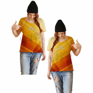 T-shirts pour femmes sur mesure, vente chaude, matériau durable, t-shirts pour femmes de qualité supérieure - Product Image 4
