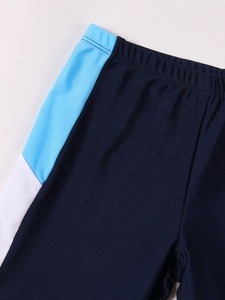 ชุดว่ายน้ำสองชิ้นสำหรับเด็กผู้ชาย8-12ชุดเซตชุดว่ายน้ำมีตัวอักษรทางเกงขาสั้นใส่เล่นว่ายน้ำชั้นเรียนวันหยุด - Product Image 4