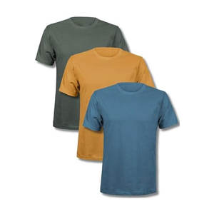 เสื้อยืดคอกลมผ้าฝ้ายพิมพ์ลายน้ำหนักมากสำหรับผู้ชายเสื้อยืดไหล่ตกไซส์ใหญ่พิเศษ - Product Image 1