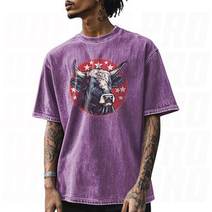 เสื้อยืดคอกลมสตรีทแวร์ผู้ชาย พิมพ์ลาย DTG DTF ผ้าฝ้ายคุณภาพสูง ซักแล้วใส่ได้ ใส่สบายในฤดูร้อน เสื้อยืดเปล่าเรียบๆ สำหรับงานพิมพ์ลายกราฟิกตามสั่ง - Product Image 6
