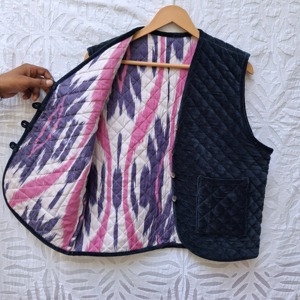 Chaleco de Terciopelo sin Mangas, Estilo Étnico Indio, Tejido Transpirable, Corto, Cuello en V, Retro, Casual, Ecológico, para Mujer - Product Image 2