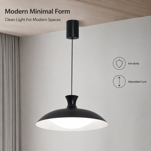 Modern Pendant <b>Light</b> Iron Acrylic 12W Tricolor Dimmable Remote Control Adjustable Height For <b>Dining</b> Room Kitchen Island - Product Image 2