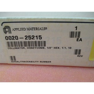 AMAT 0020-25215 COLLIMATOR, HONEYCOMB, 1/2 นิ้ว - อุปกรณ์และชิ้นส่วนเซมิคอนดักเตอร์ระดับโลกที่เชื่อถือได้ - Product Image 1