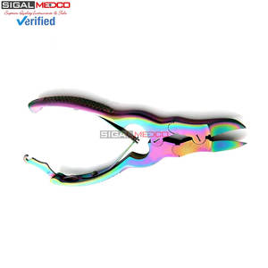 Cortauñas de Podología de Acero Inoxidable de 6 Pulgadas, Color Arcoíris, de Alta Resistencia, para Uñas Gruesas y Micóticas, Tipo Cantilever - Product Image 4